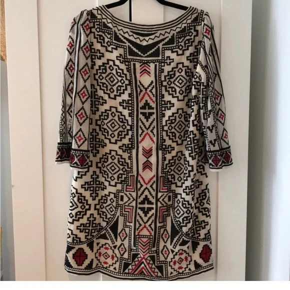 Alice + Olivia Aztec Print Dress Small - Picture 6 of 6